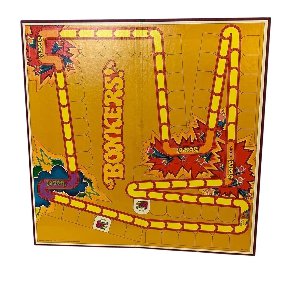 Vintage 1978 Parker Brothers Bonkers! Classic Collectible Game Board Only